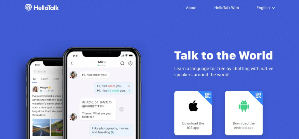 HelloTalk Language Exchange
