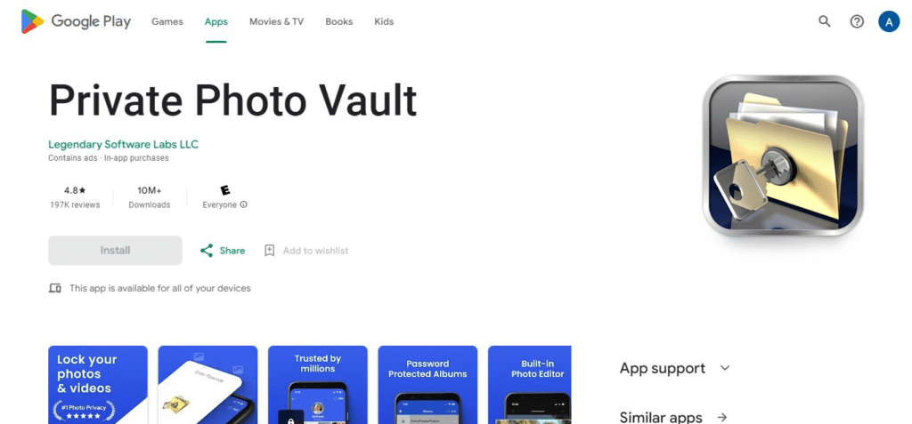 Private Photo Vault
