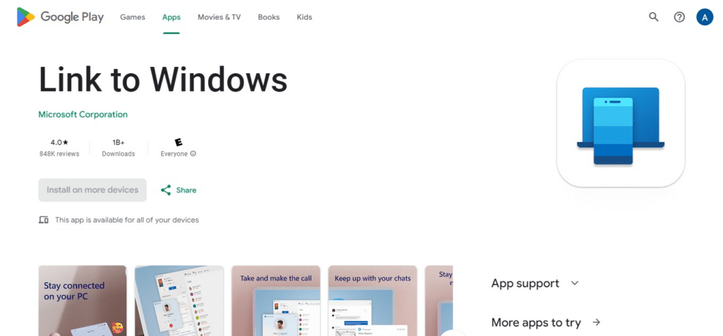  Link to Windows