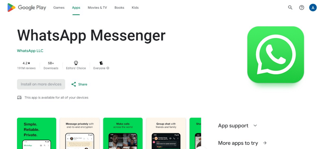  WhatsApp Messenger