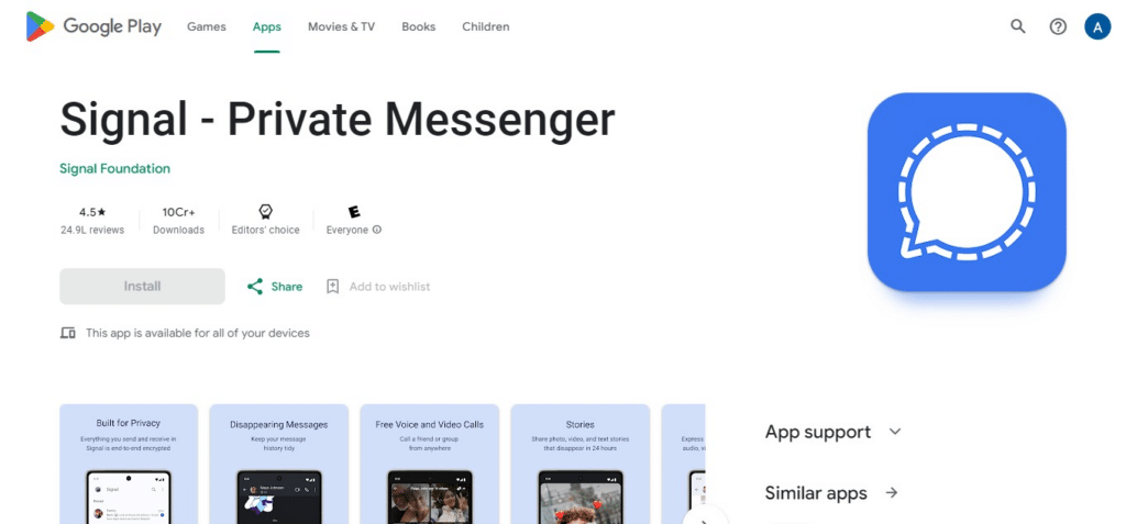 Signal Private Messenger