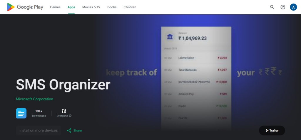 SMS Organizer
