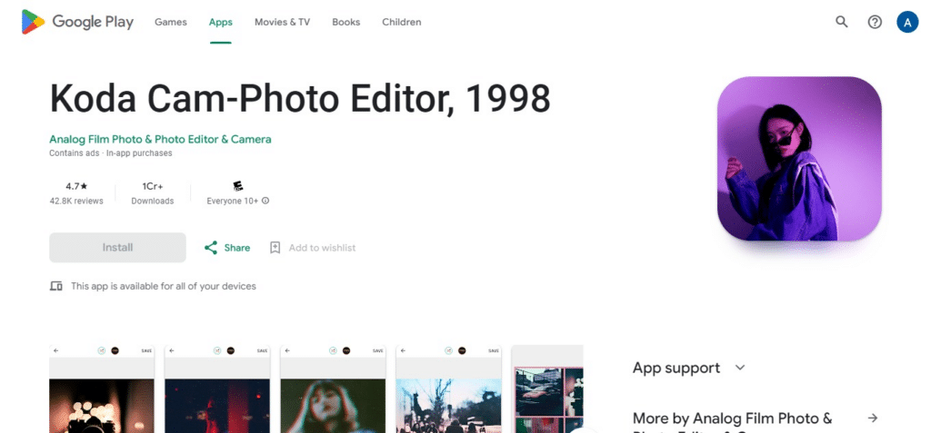 Koda Cam-Photo Editor 1998
