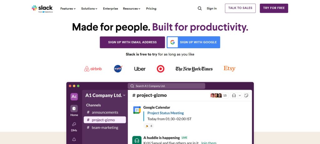 10. Google Workspace