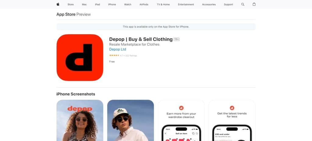 Depop App To Sell Clothes