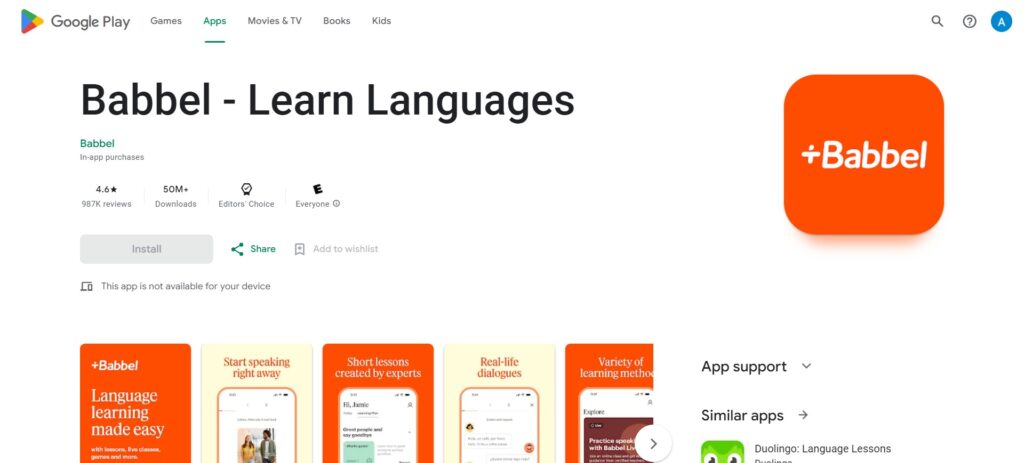 App Selection