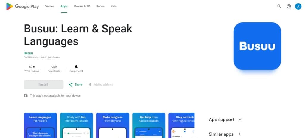 App Selection