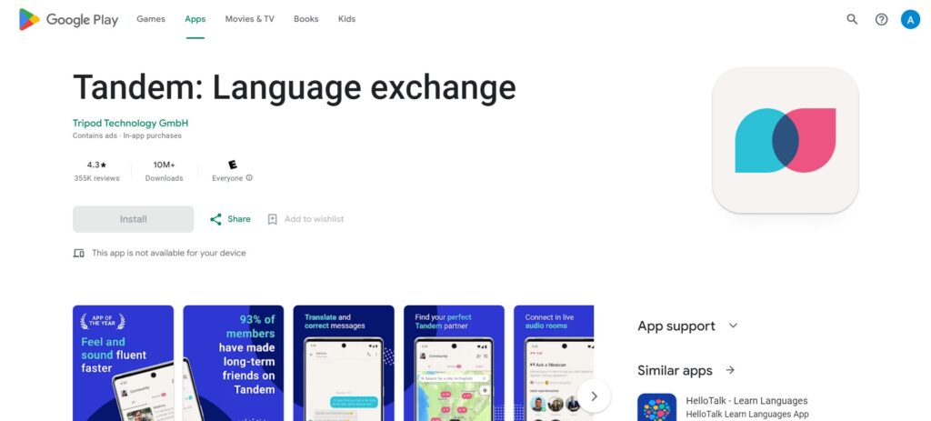App Selection