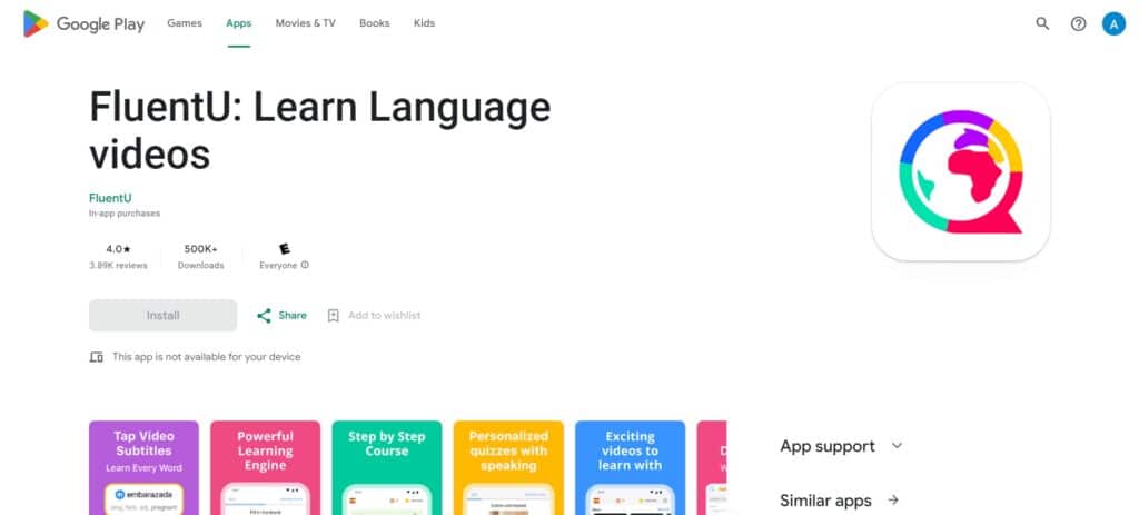 App Selection