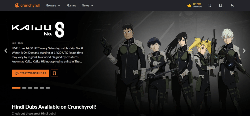 Crunchyroll App to Watch Movies Free