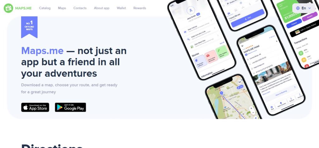 Maps.me App for Japan Travel