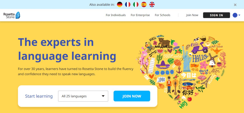 Rosetta Stone Apps for Japan Travel