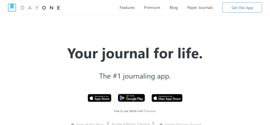 Day One Phone Journal App