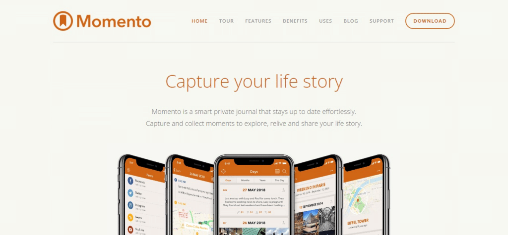 Momento Phone Journal App