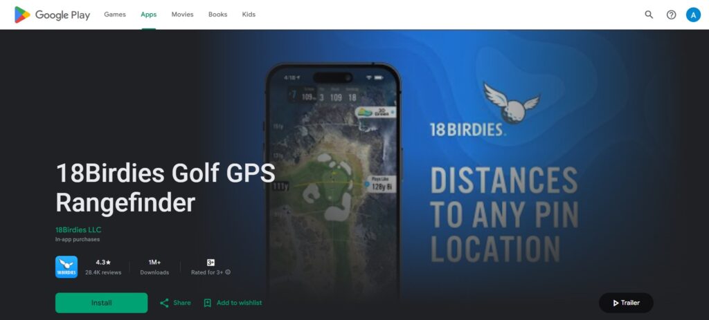 18Birdies Golf Golf Apps For Apple Watch