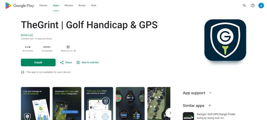 The Grint Golf Apps For Apple Watch