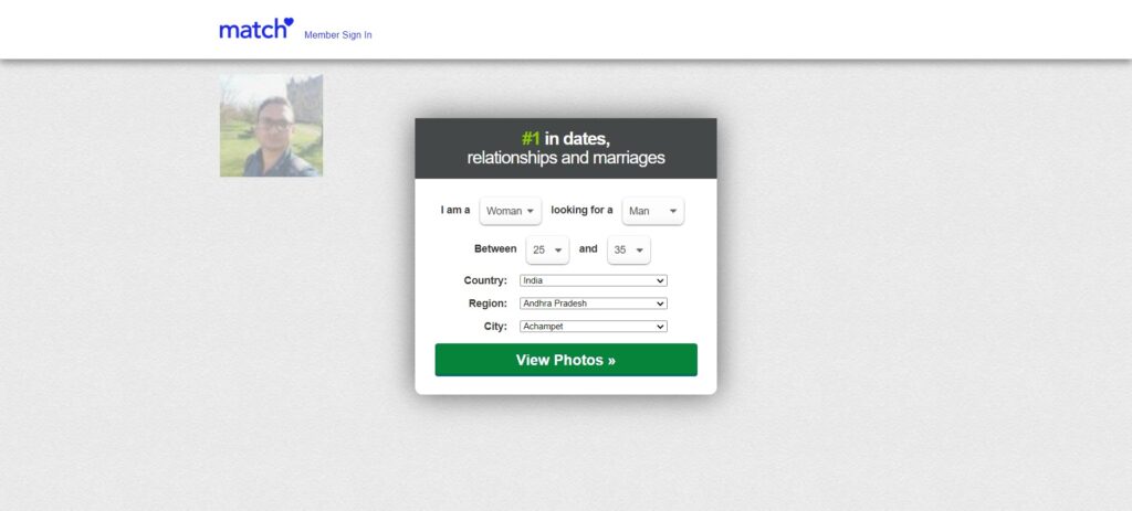 Match Dating App