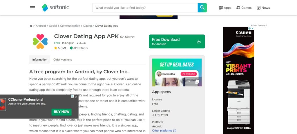 Clover Dating App