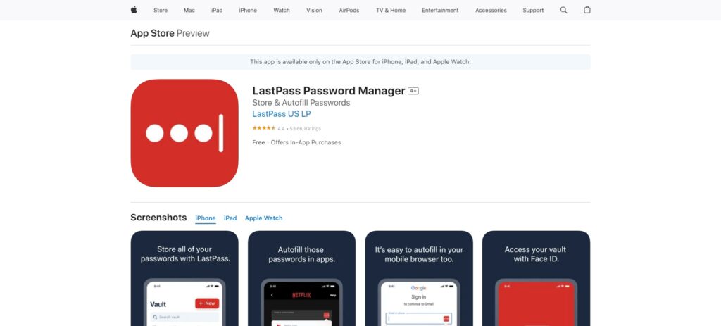 LastPass Ios Security App