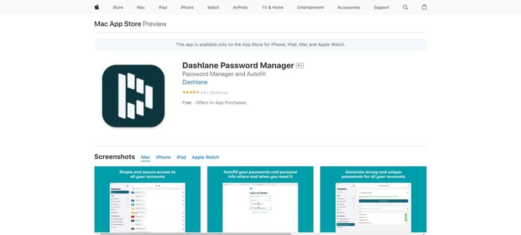 Dashlane Ios Security App