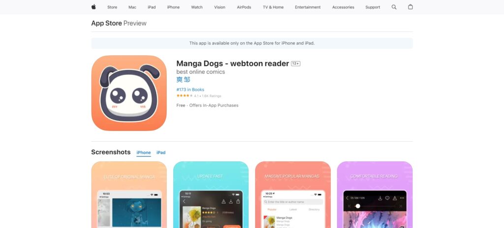 Ios App For Manga