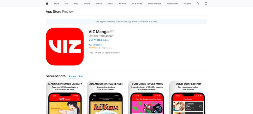 Ios App For Manga