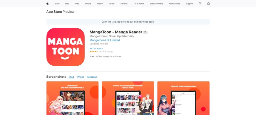 Ios App For Manga