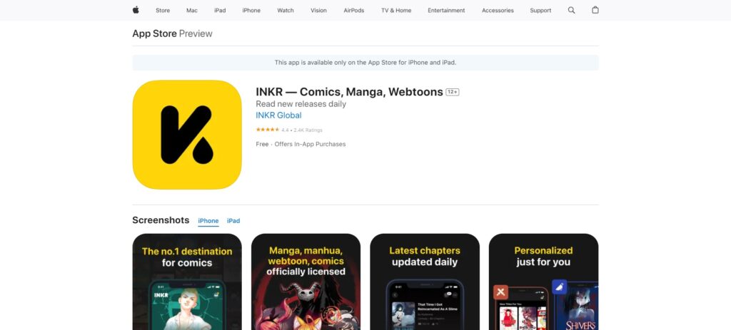 Ios App For Manga