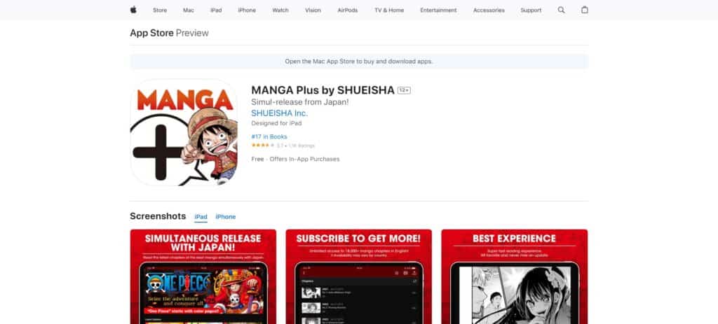 Ios App For Manga
