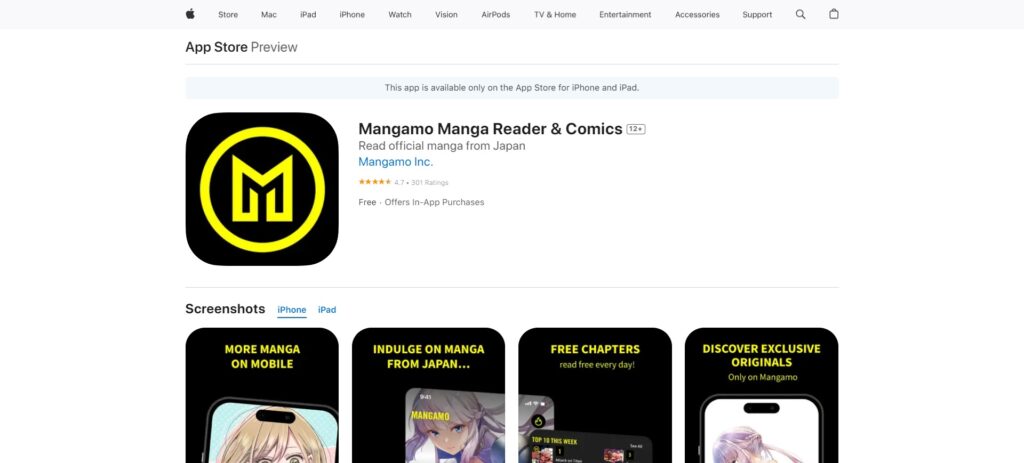 Ios App For Manga