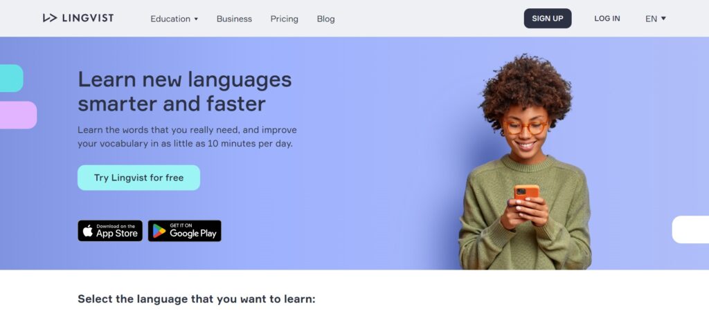 Lingvist Italian Language Learning Apps