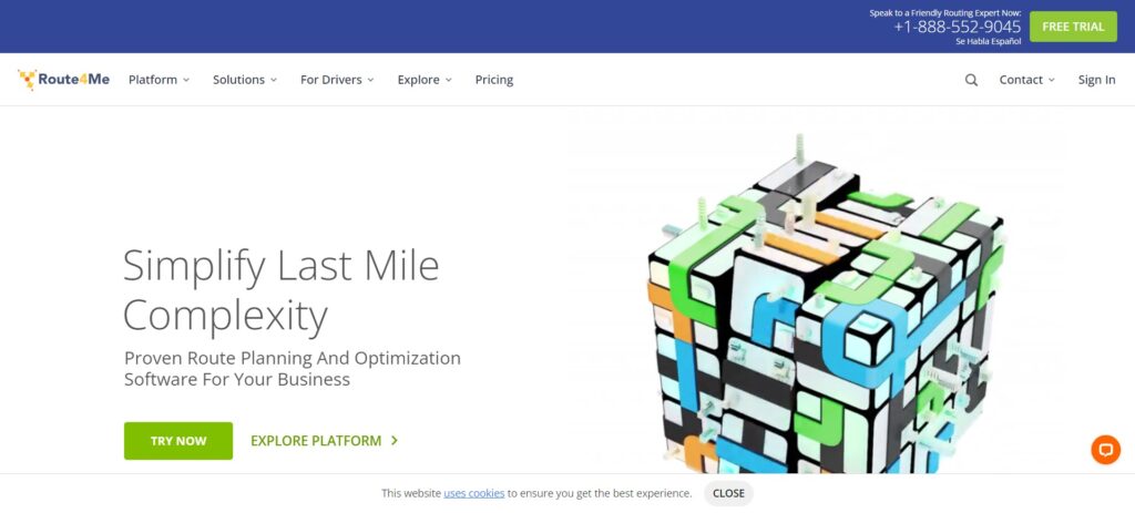 Route4Me Medical Courier App