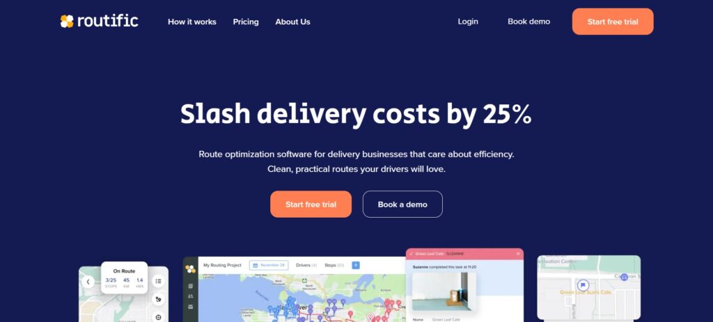 Routific Medical Courier App