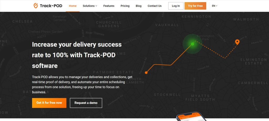 Track-pod Medical Courier App