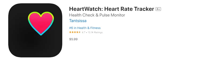 HeartWatch App Heart Rate Monitor