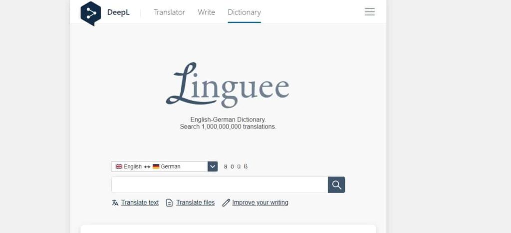Linguee Japanese Translator App