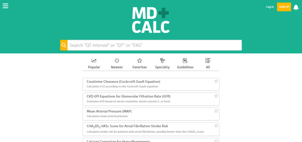 MDCalc App For Nurse Practitioner
