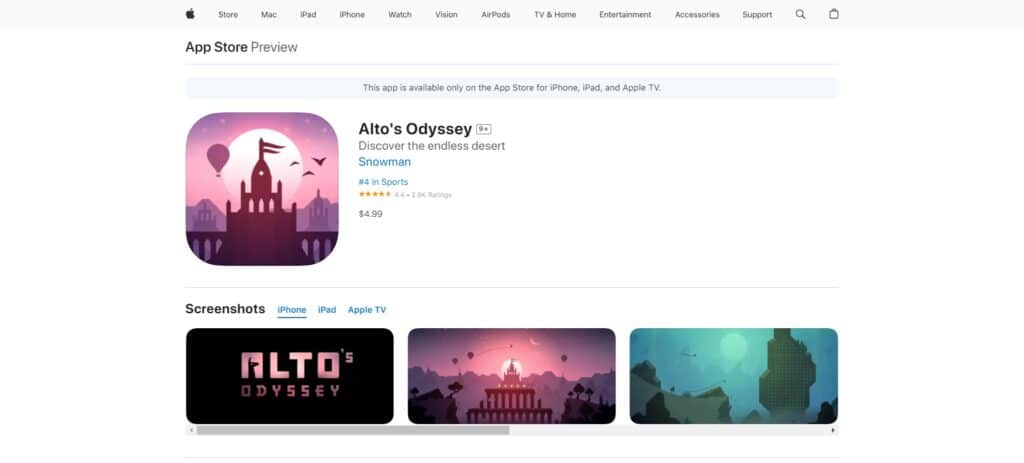 Alto's Odyssey