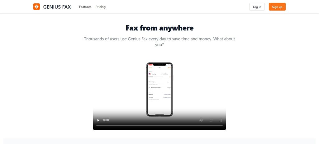 6. Genius Fax