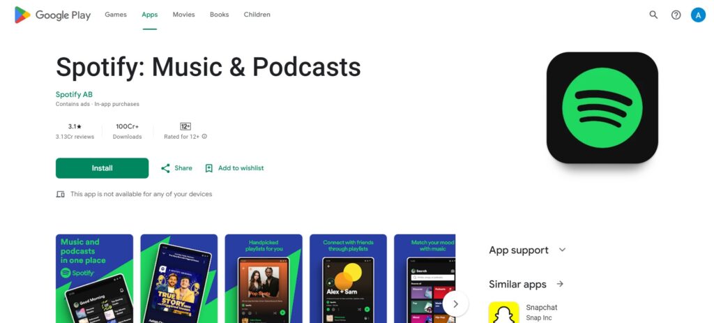 1. Spotify  Best Music Apps For Android