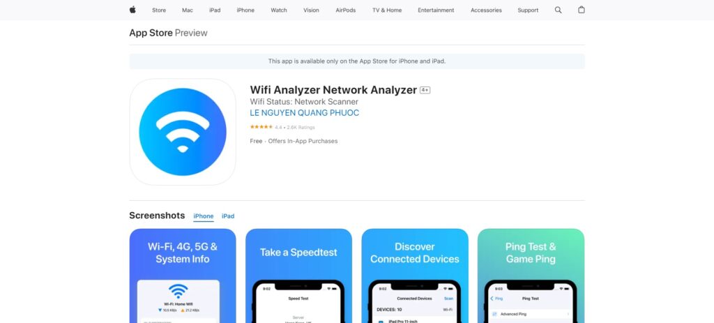 WiFi Analyzer Free Wifi Analyzer Apps Ios