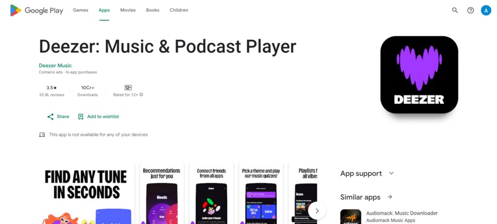 5. Deezer