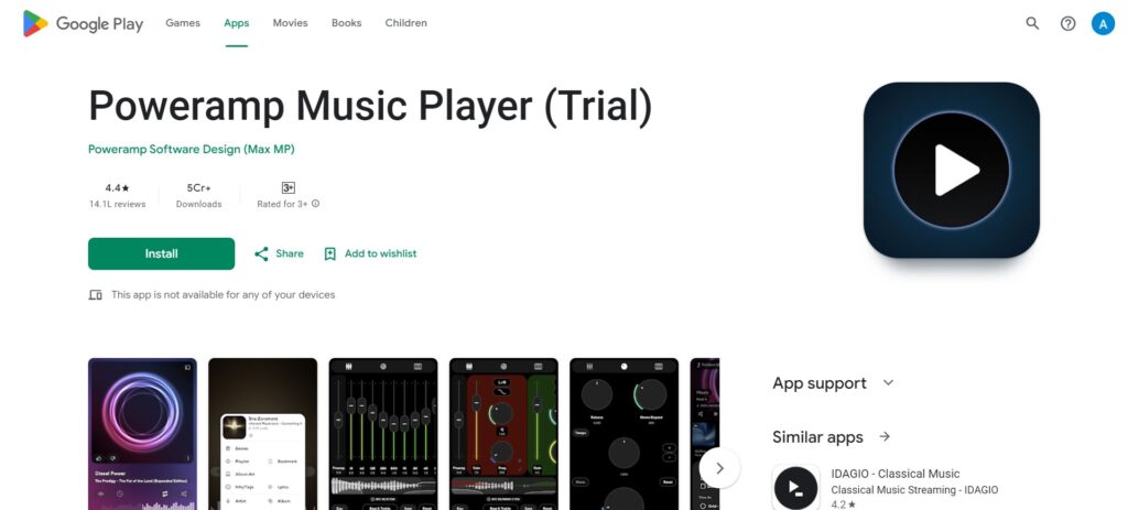 11. Poweramp Music Player