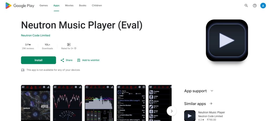 13. Neutron Music Player