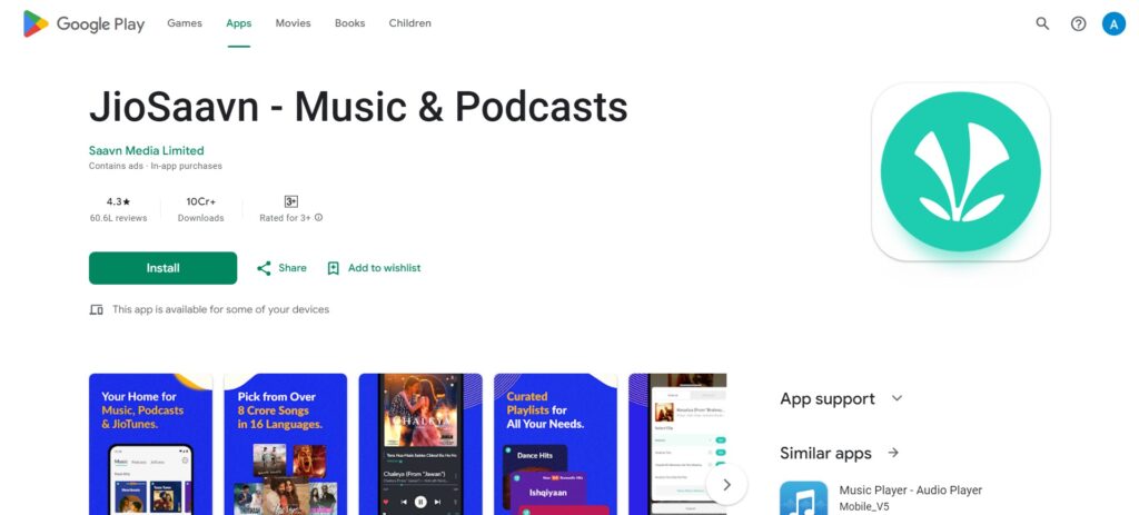 14. JioSaavn