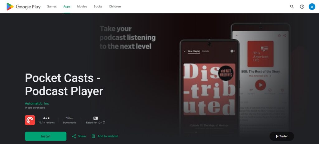 4. Pocket Casts