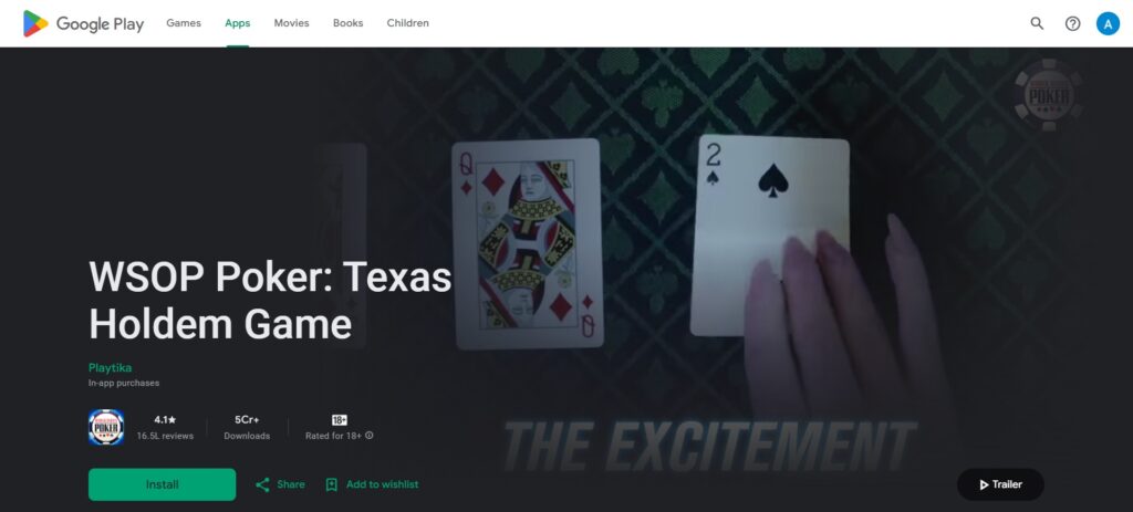 12. World Series of Poker