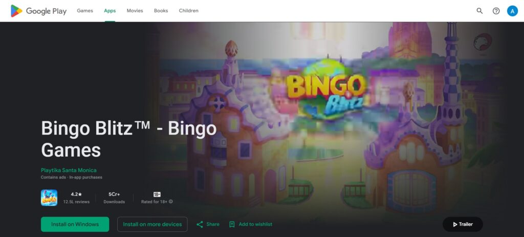 14. Bingo Blitz