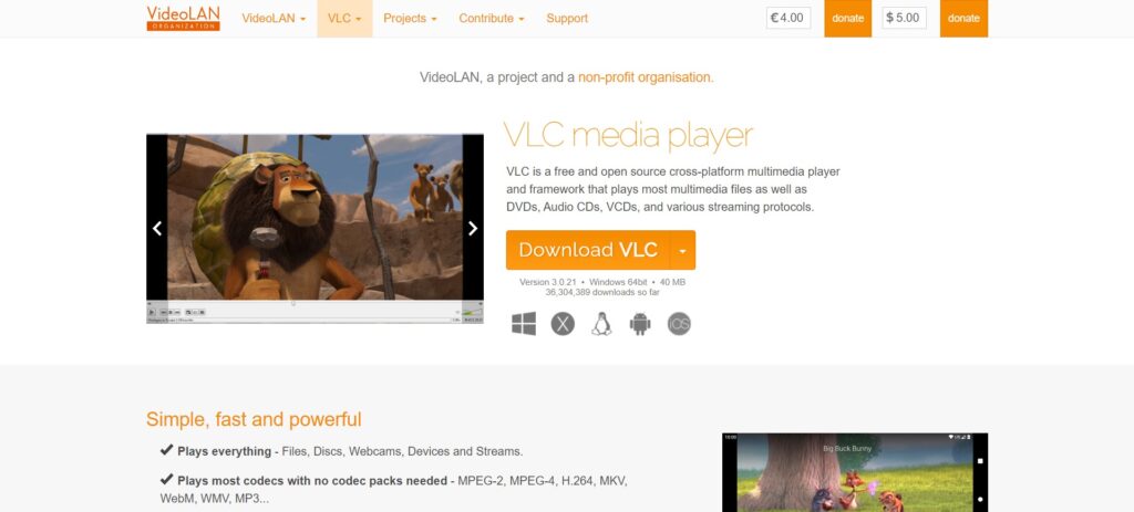 10. VLC Media Player