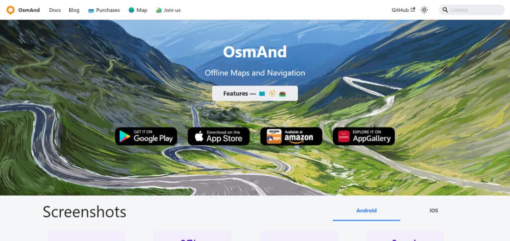 OsmAnd Nav App For Android 